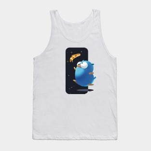 Golang Gopher Go Pizza Tank Top